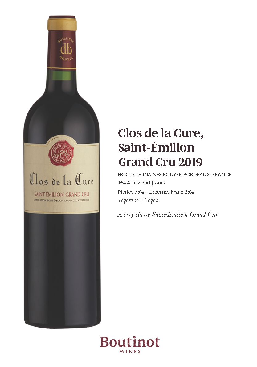 CLOS DE LA CURE ST EMILLION GRAND CRU 2019 14.5%