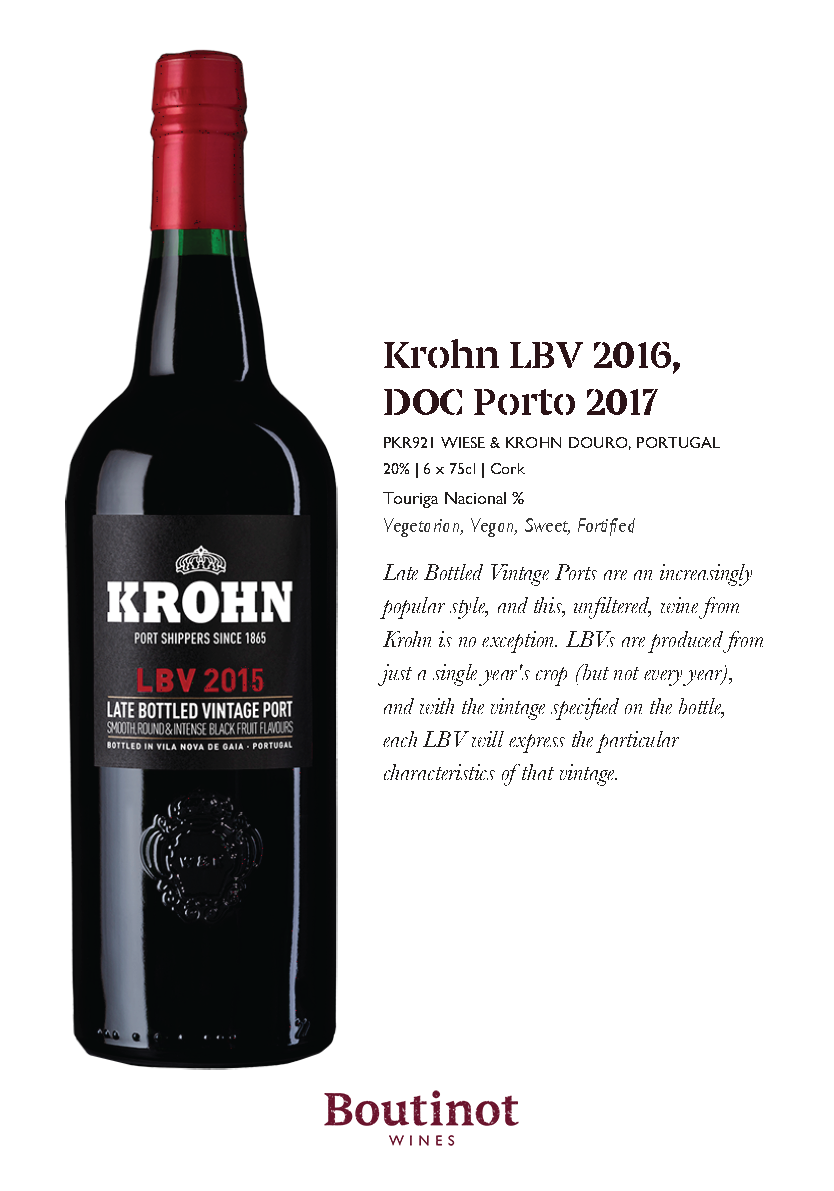 KROHN LBV PORT 2017 20% ABV