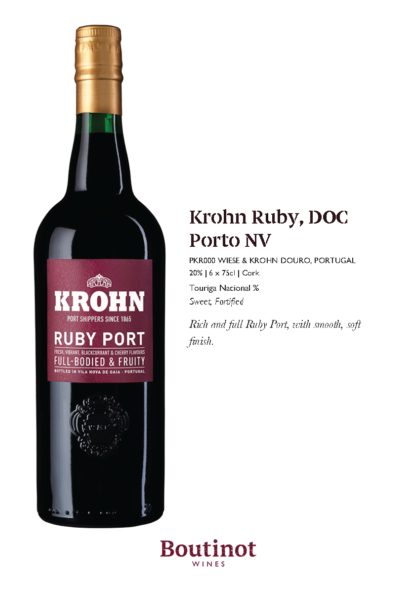 KROHN RESERVE RUBY PORT 750ml 20% ABV