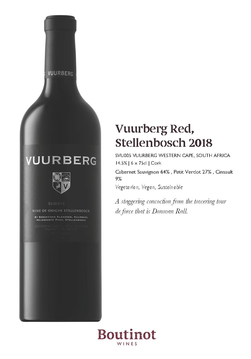 VUURBERG RED RESERVE 2017 15%