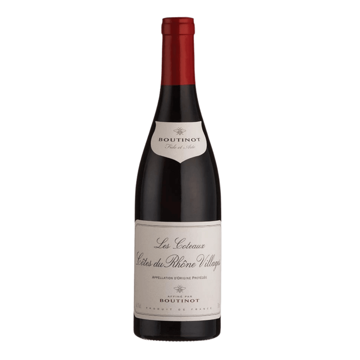 BOUTINOT "LES COTEAUX" COTES DU RHONE VILLAGES RED 2021, 14%